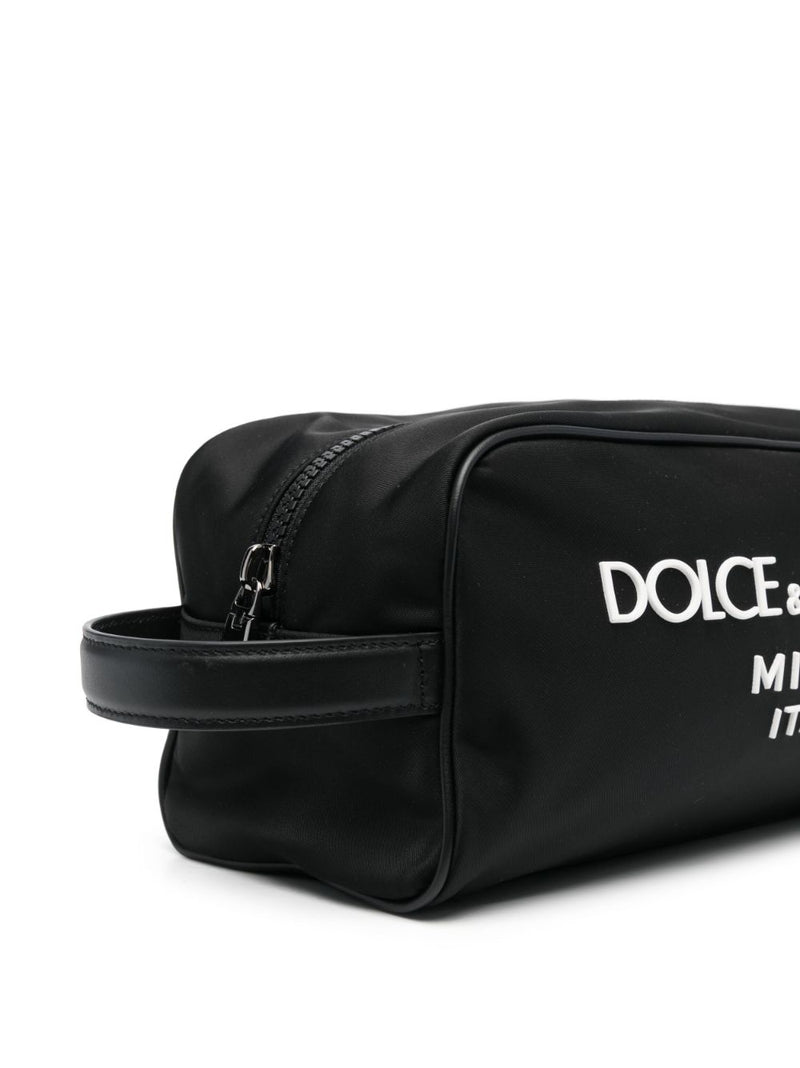 Dolce & Gabbana Nylon toiletry bag with rubberized logo | Urbalenti | Ur... | Urbalenti™ NYC