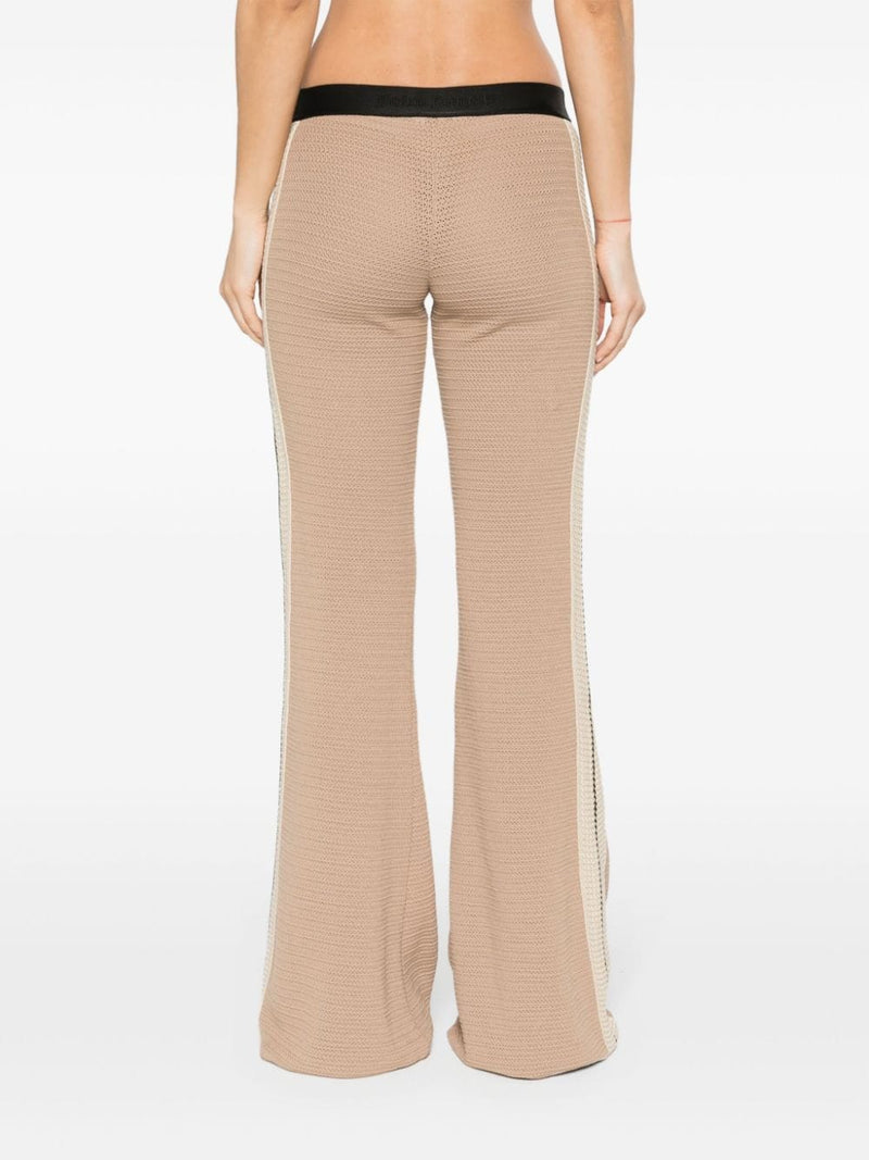 Palm Angels Logo tape knitted trousers | Urbalenti™ NYC