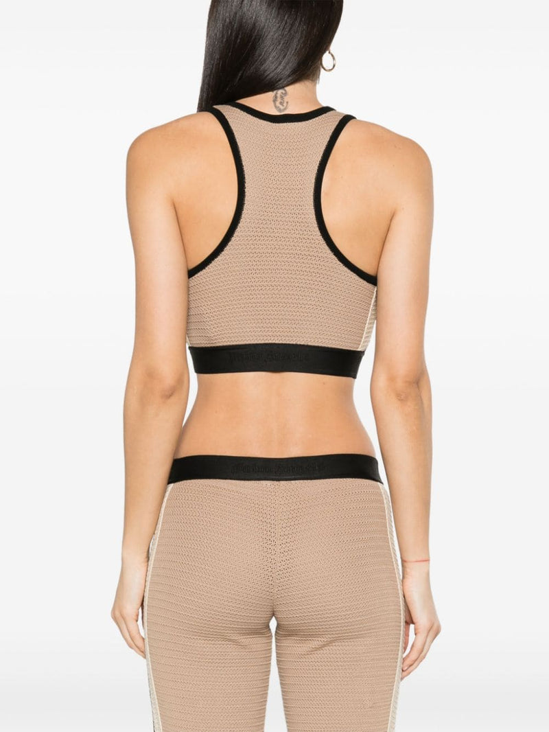 Palm Angels Knitted cropped top | Urbalenti™ NYC