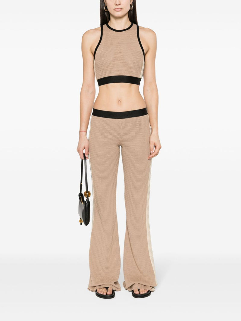 Palm Angels Knitted cropped top | Urbalenti™ NYC
