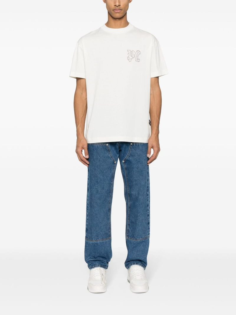 Palm Angels Monogram denim jeans | Urbalenti™ NYC