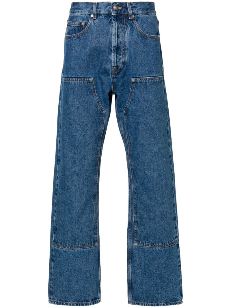 Palm Angels Monogram denim jeans | Urbalenti™ NYC