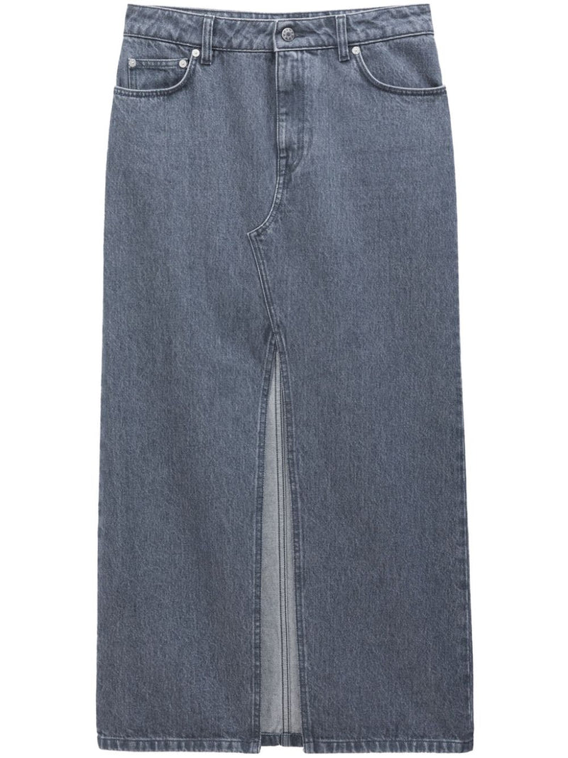 Filippa K Filippa K Conscious Criteria page Slit denim long skirt