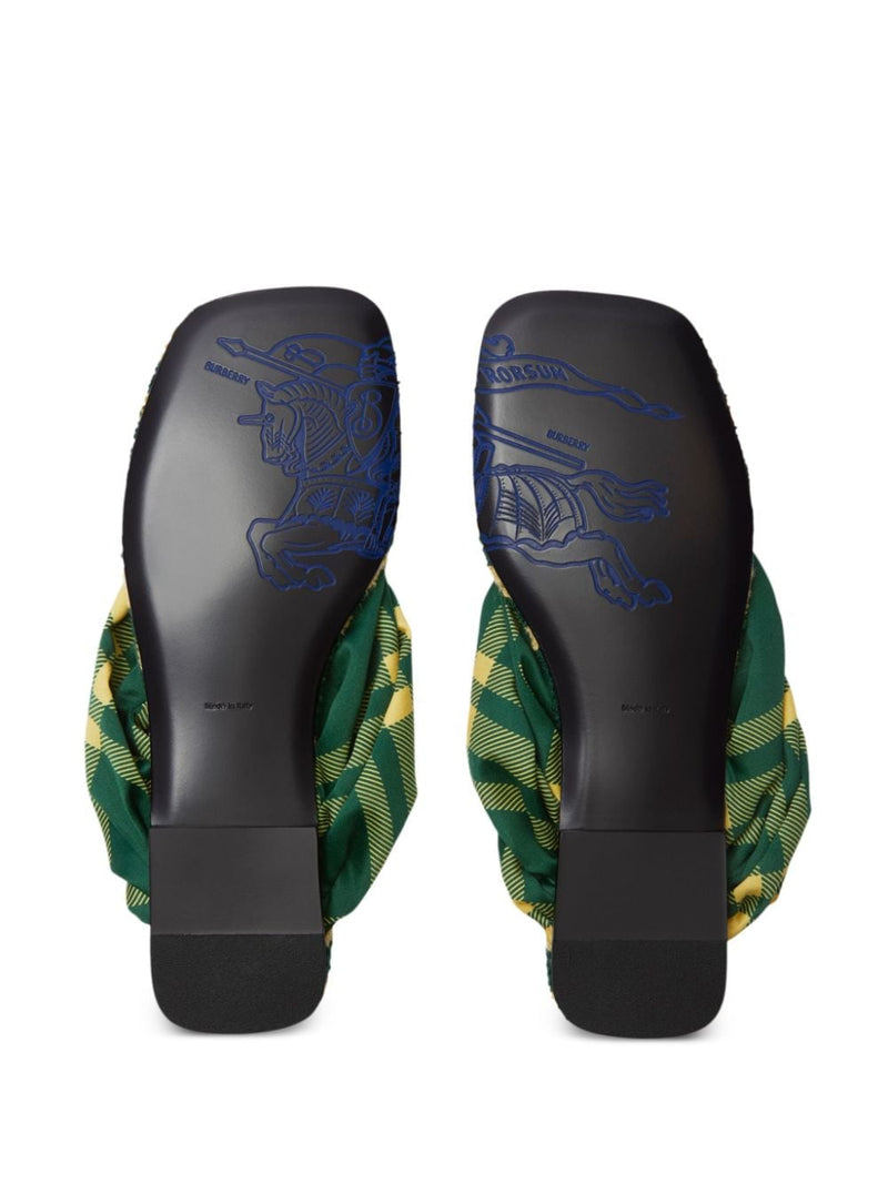 Burberry Burberry check pool flat slides