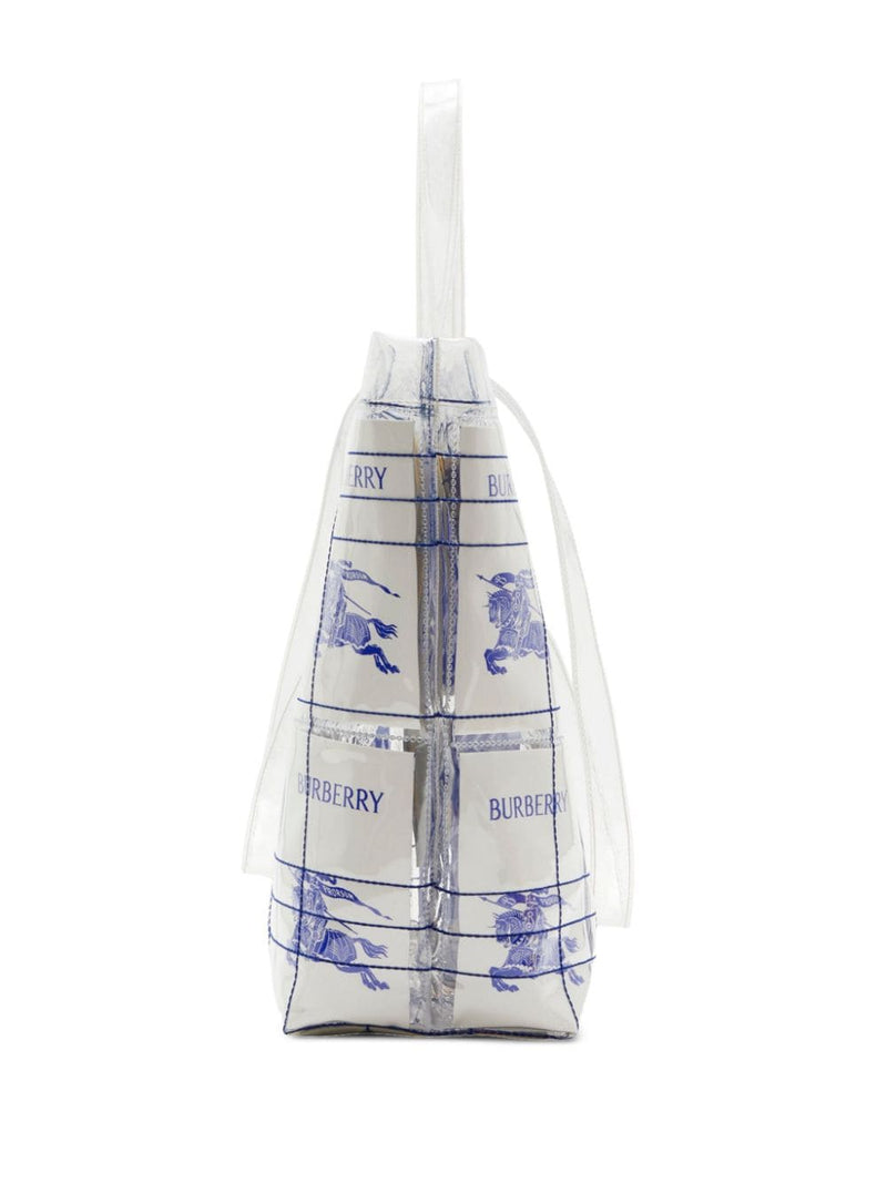 Burberry EKD logo-tag Transparent Tote Bag | Urbalenti™ NYC