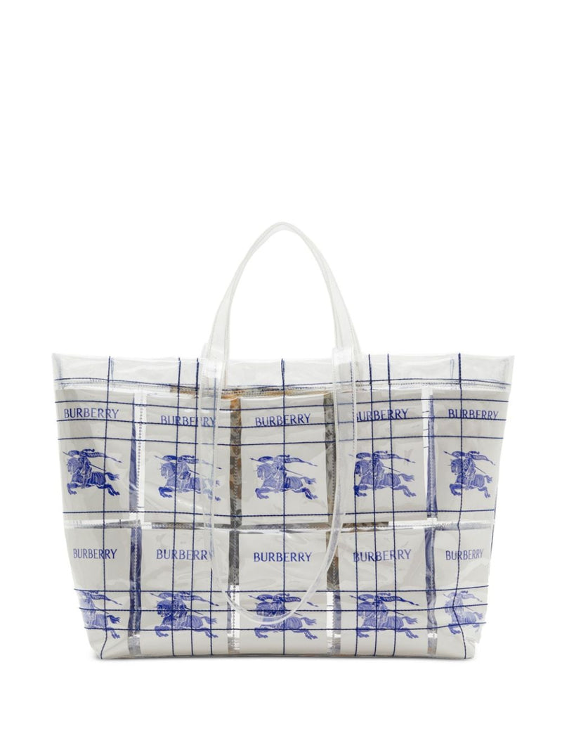 Burberry EKD logo-tag Transparent Tote Bag | Urbalenti™ NYC