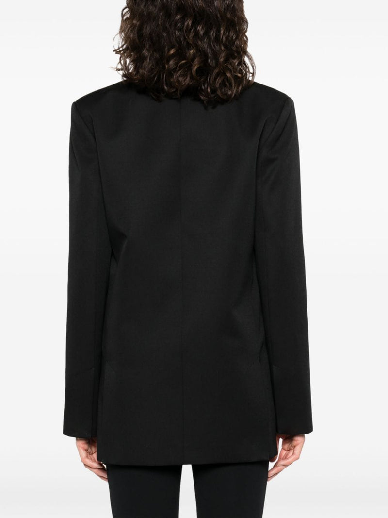 Off White single-breasted virgin-wool blazer | Urbalenti™ NYC