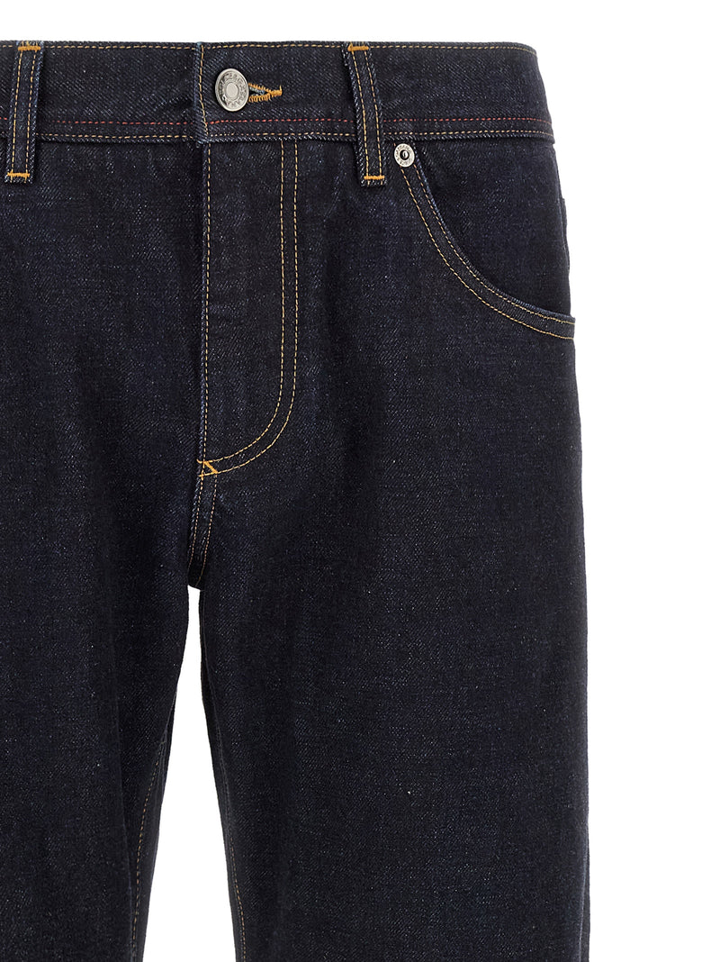 Dolce & Gabbana Blue Cotton Jeans Denim