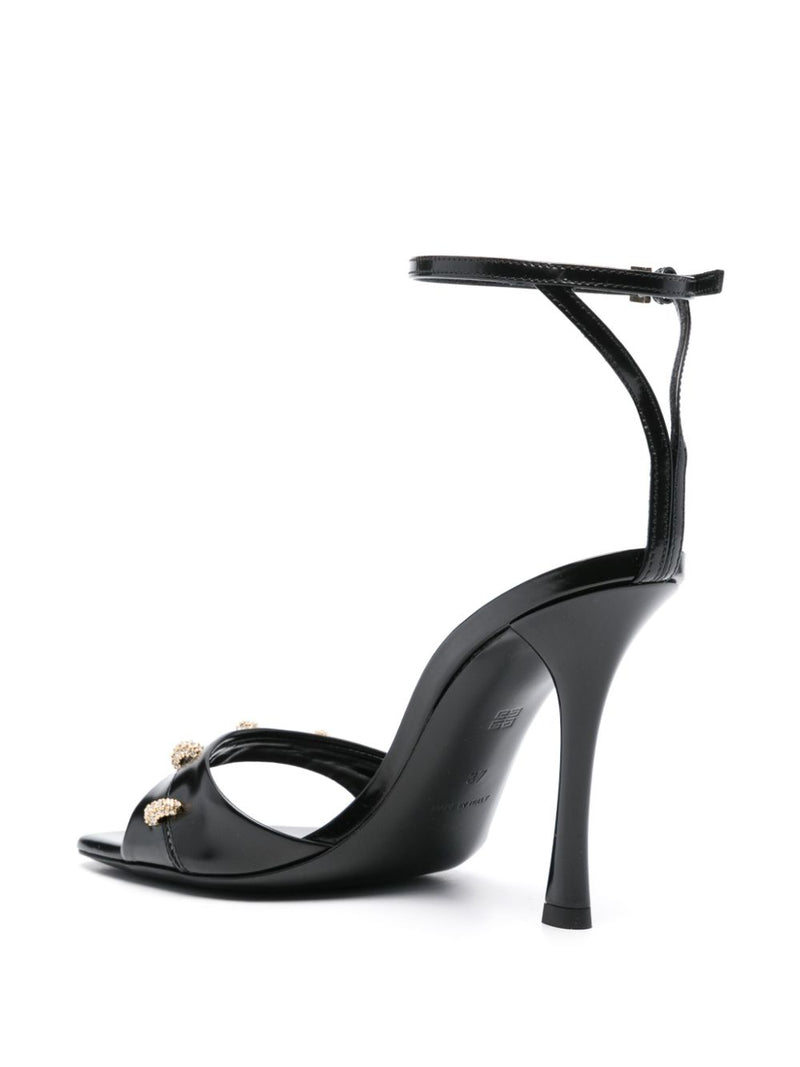 Givenchy 100mm crystal-embellished sandals | Urbalenti™ NYC
