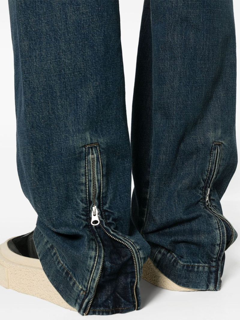 MM6 Maison Margiela Straight denim jeans | Urbalenti... | Urbalenti™ NYC