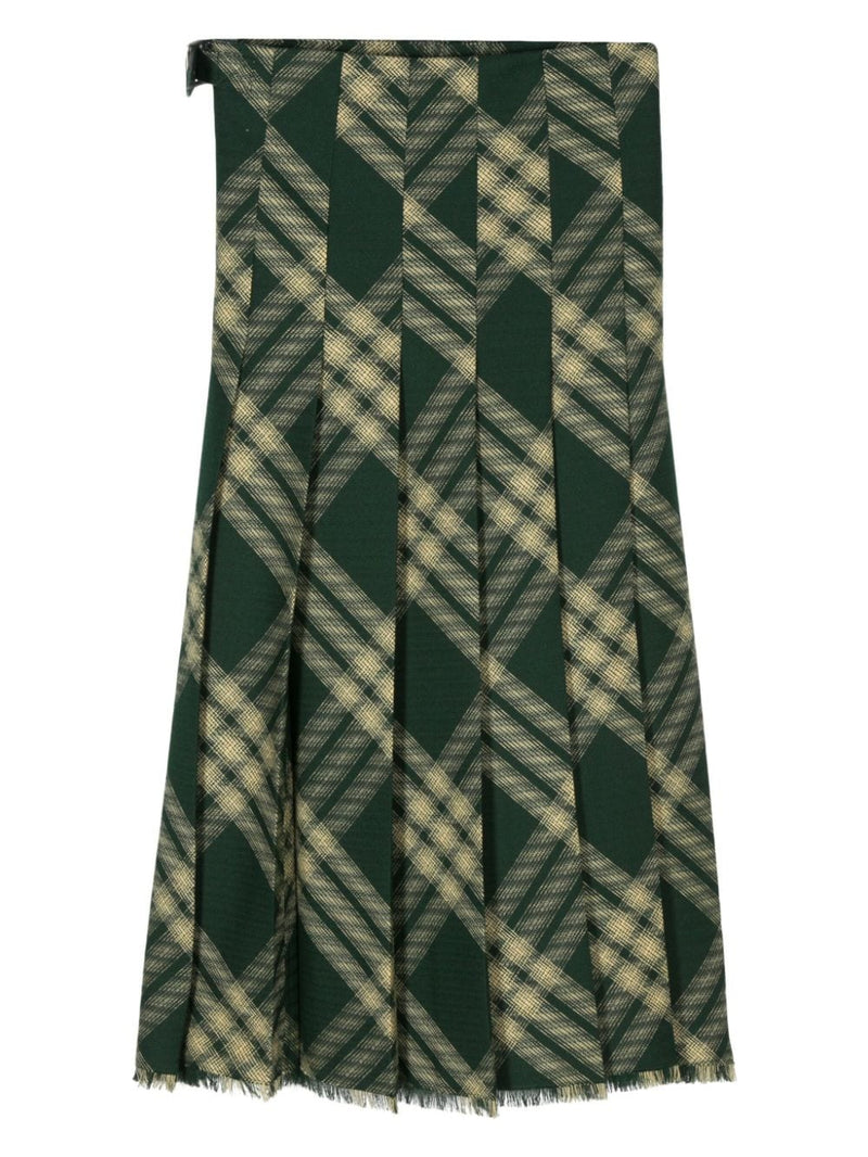 Burberry Pleated wool skirt | Urbalenti™ NYC