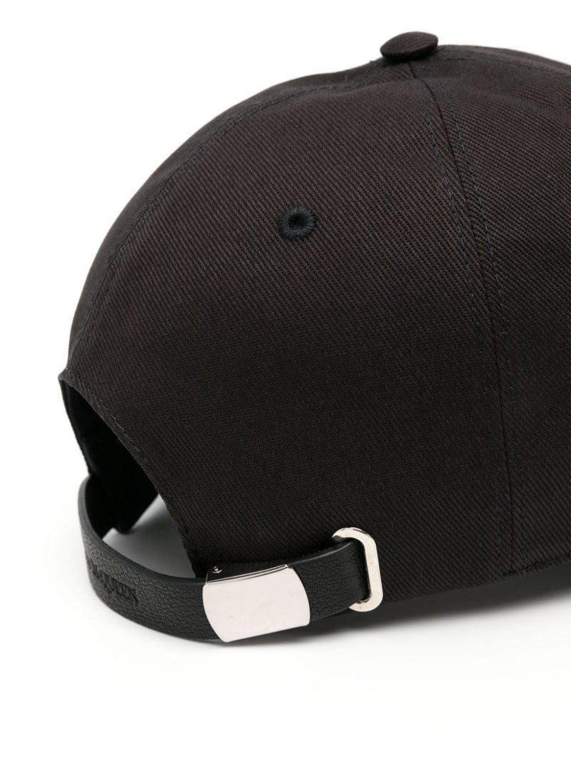 Alexander McQueen Logo baseball cap - Black Cotton | Urbalenti | Urbalen... | Urbalenti™ NYC