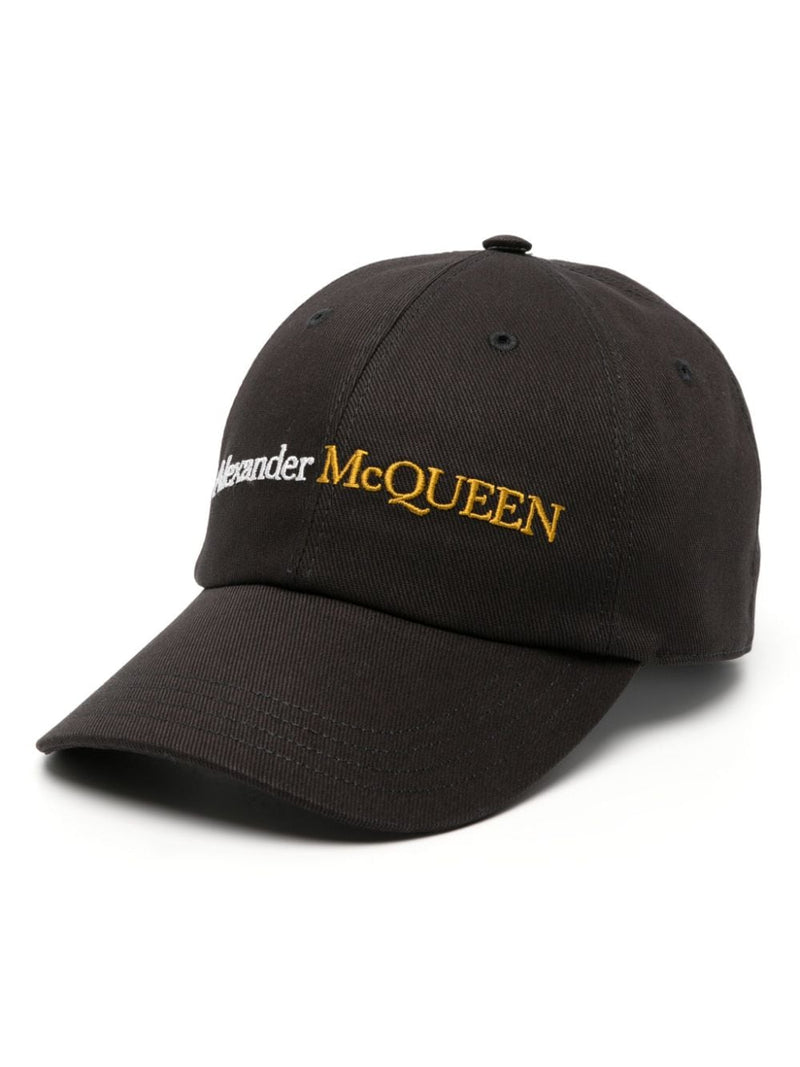 Alexander McQueen Logo baseball cap - Black Cotton | Urbalenti | Urbalen... | Urbalenti™ NYC