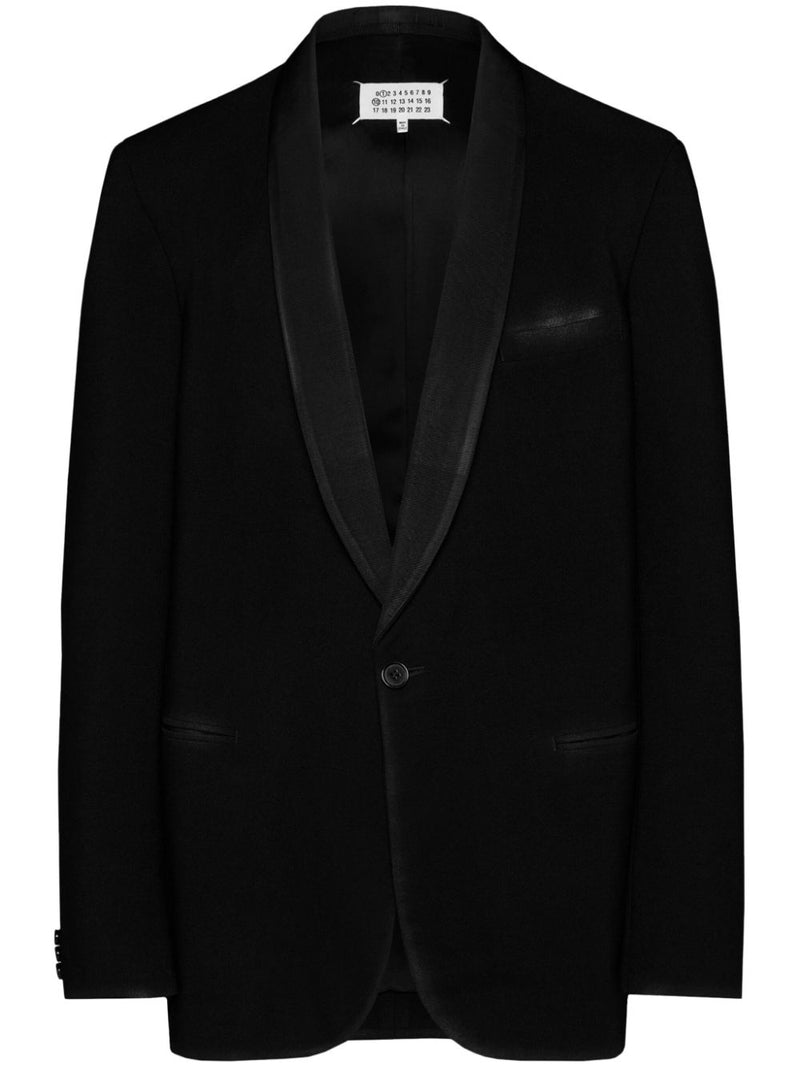 Maison Margiela Single-breasted blazer with 4-needle detail | Urbalenti™ NYC
