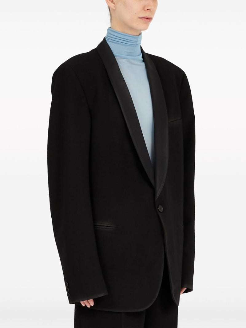 Maison Margiela Single-breasted blazer with 4-needle detail | Urbalenti™ NYC