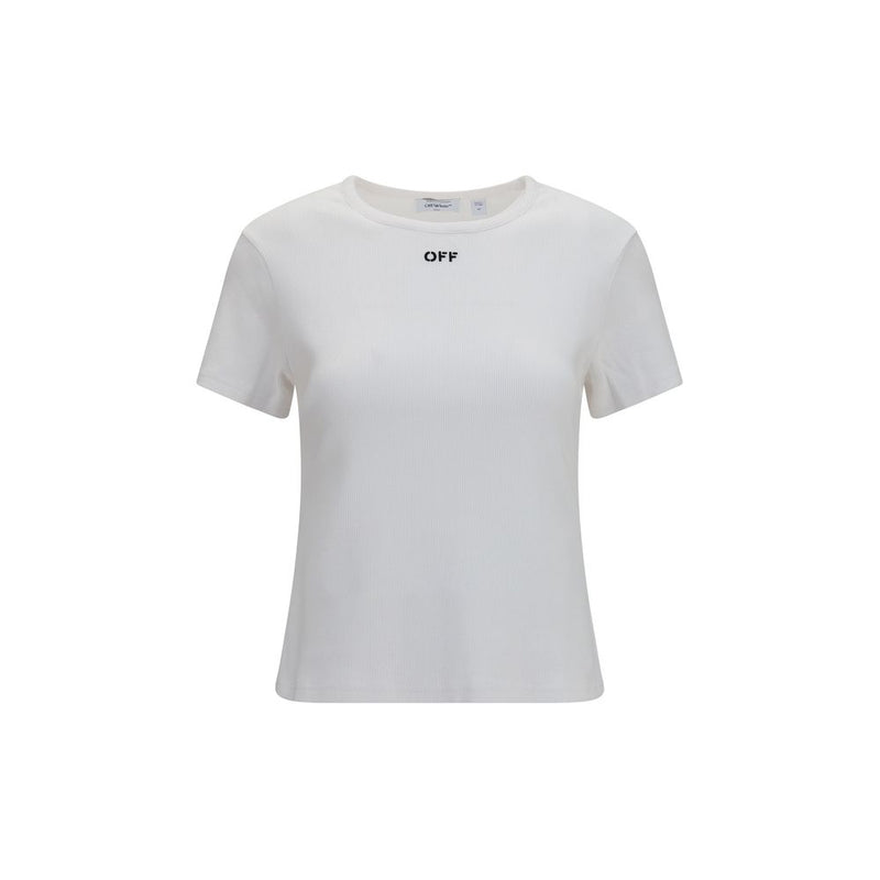 Off-White White Cotton T-Shirt