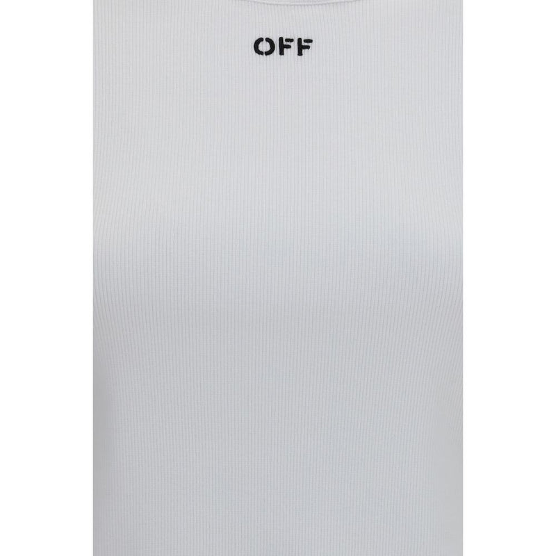 Off-White White Cotton T-Shirt