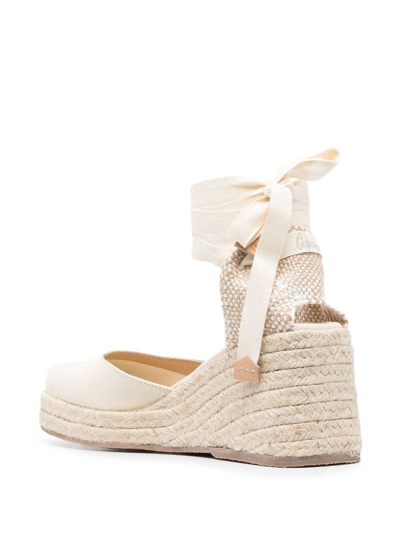 Castañer Tina Raffia Wedge Espadrilles | Urbalenti™ NYC