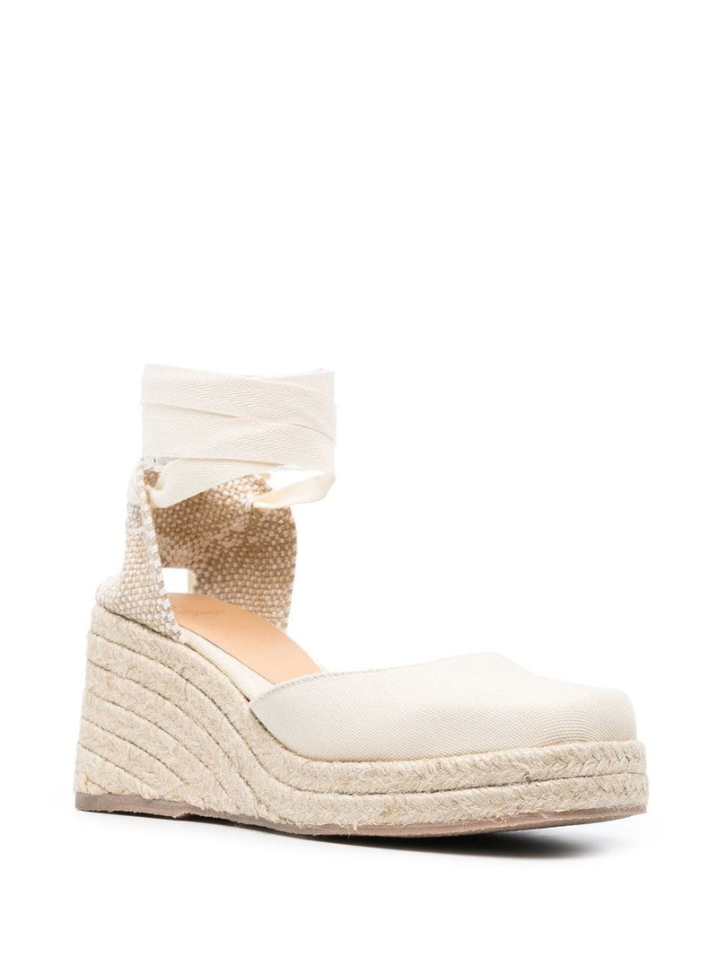 Castañer Tina Raffia Wedge Espadrilles | Urbalenti™ NYC