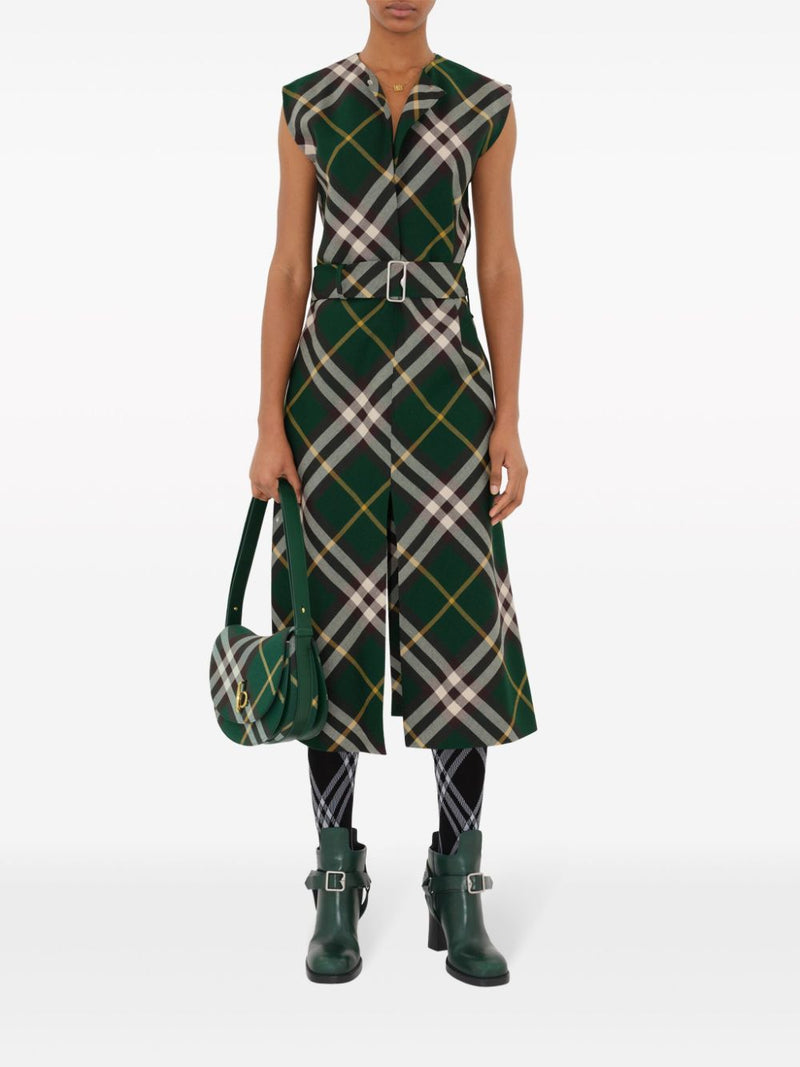 Burberry Nova Check Midi Dress | Urbalenti™ NYC