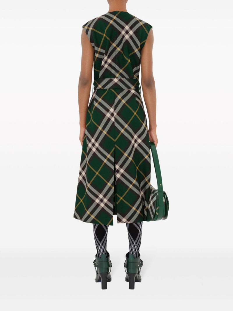 Burberry Nova Check Midi Dress | Urbalenti™ NYC