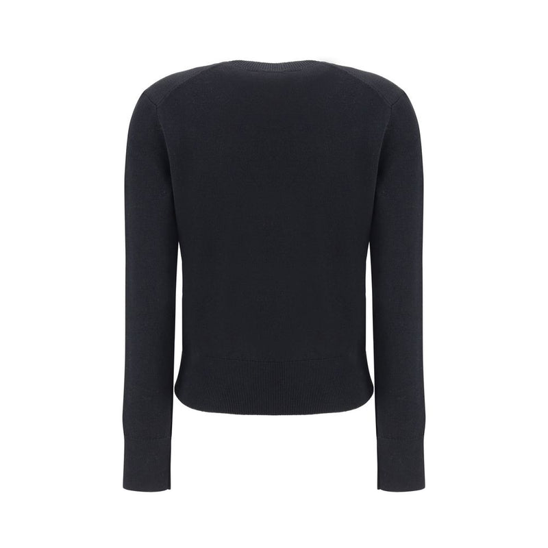 Ami Paris Black Wool Oves Aries Sweatshirt