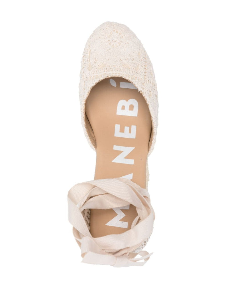 Manebí Manebí Manebi Yucatán Crochet Wedge Espadrilles