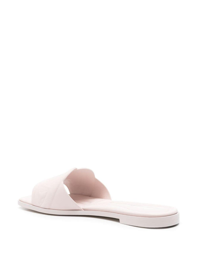 Alexander McQueen leather slides | Urbalenti™ NYC
