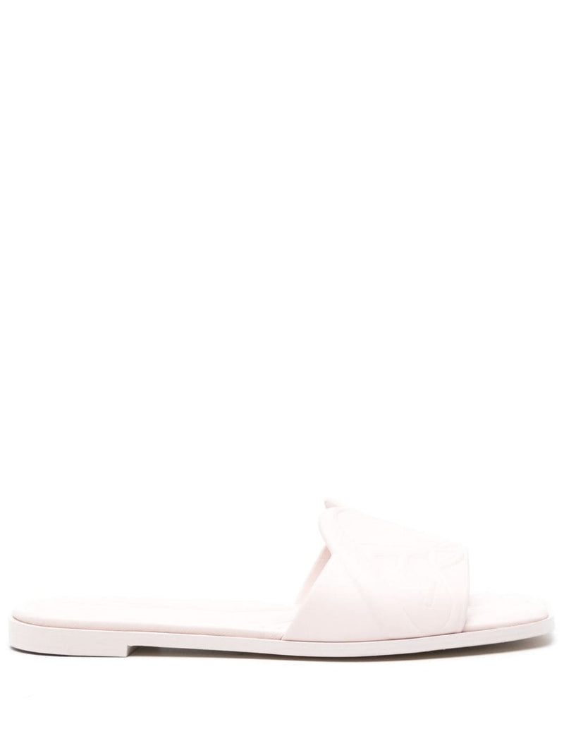 Alexander McQueen leather slides | Urbalenti™ NYC