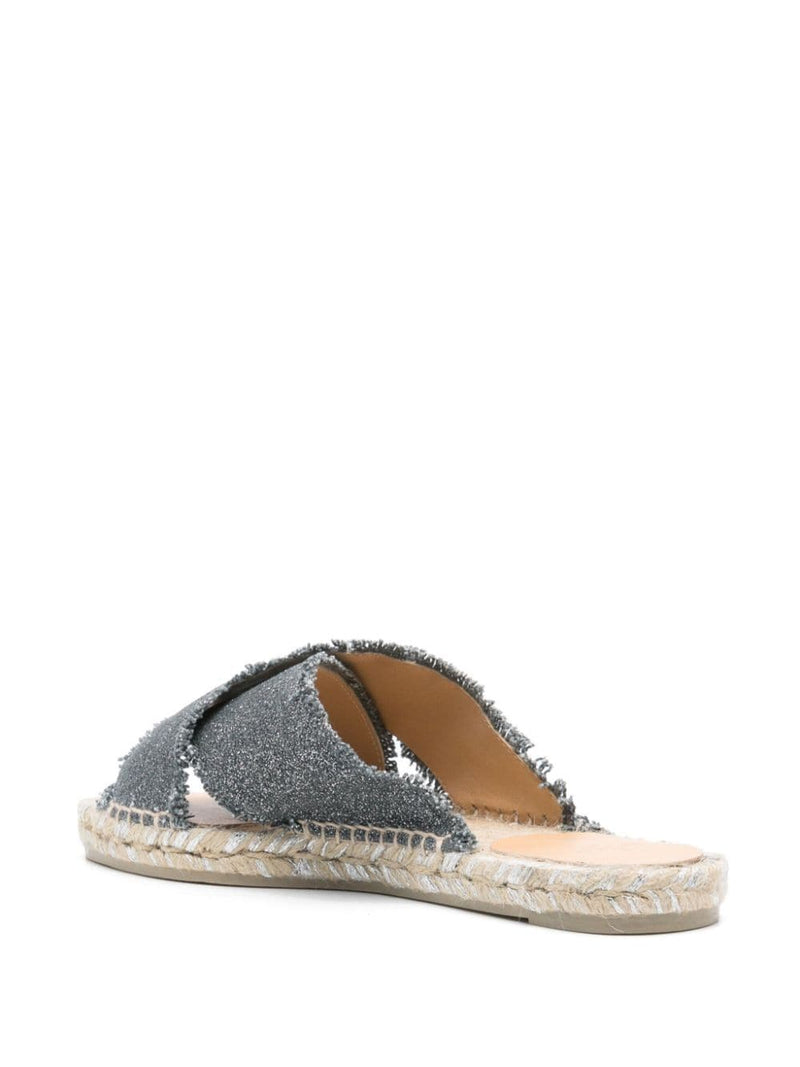 Castañer Palmera flat slip-on espadrille - Canvas - Style ERA0324289 | U... | Urbalenti™ NYC