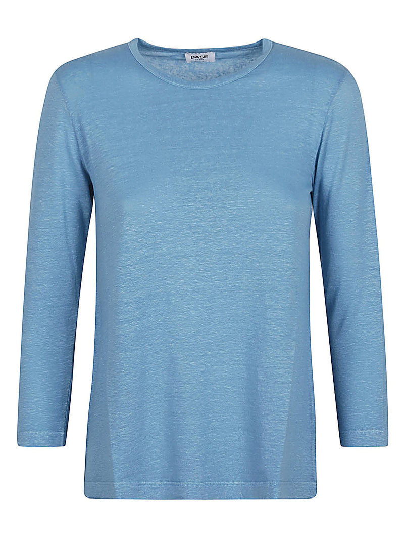 Base Base Linen jersey long sleeve t-shirt