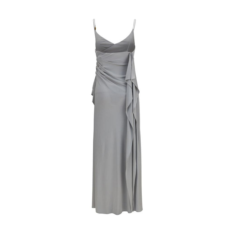 Versace Gray Viscose Casual Dress