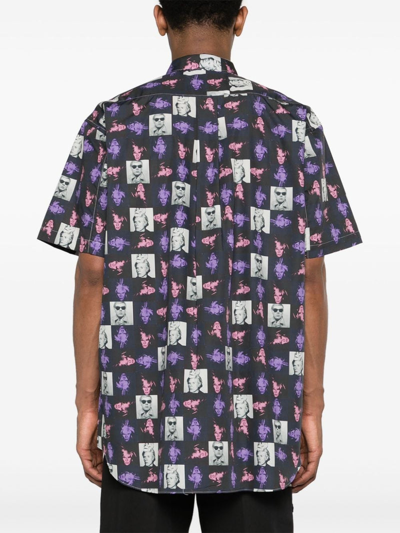 Comme Des Garcons Comme Des Garcons Andy Warhol print shirt