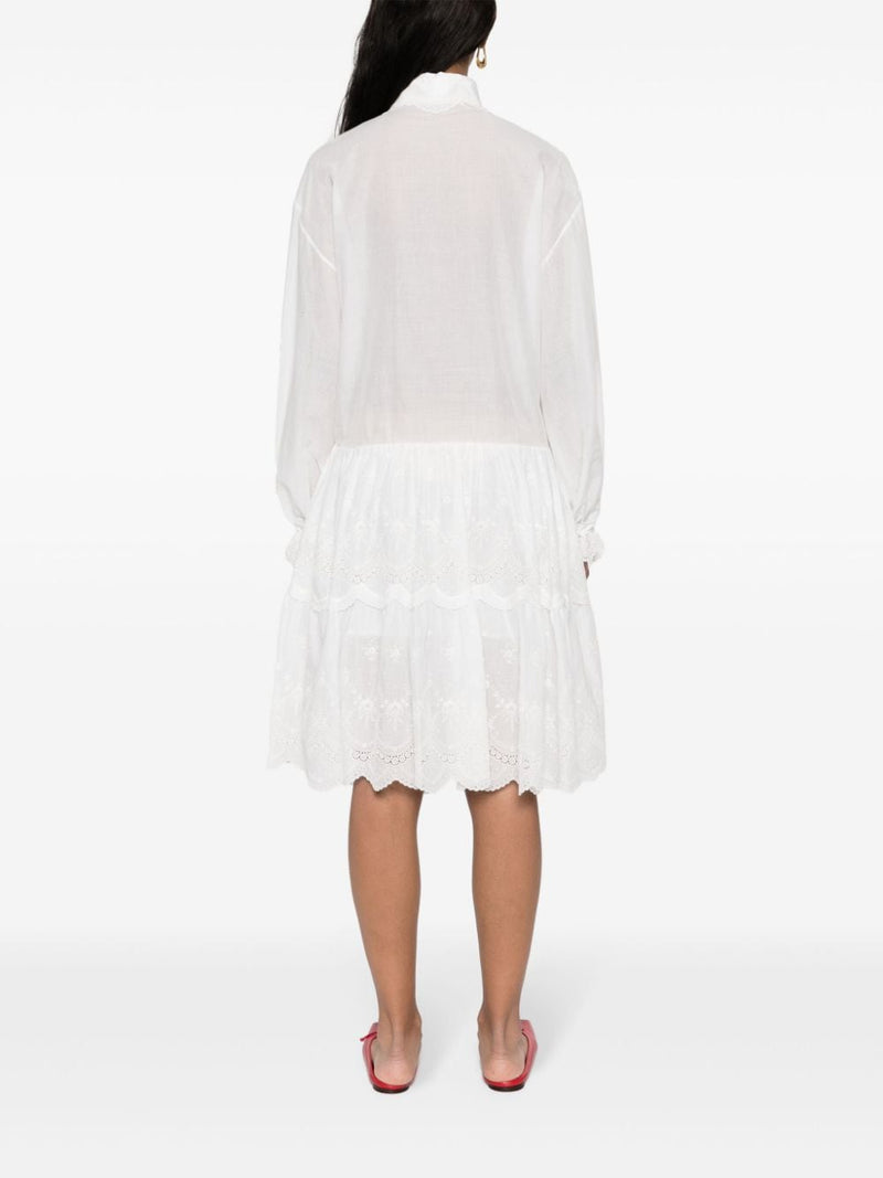 Ermanno Scervino Ermanno Scervino Embroidered shirt dress