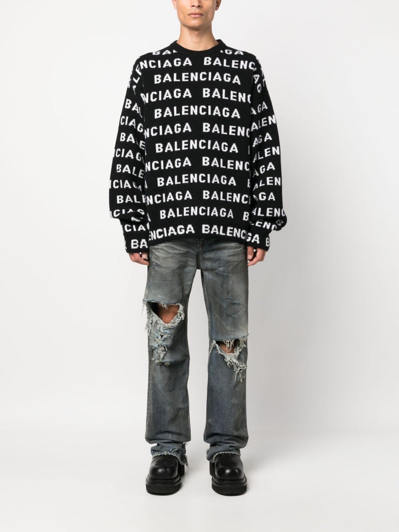 Balenciaga logo sweater | Urbalenti™ NYC