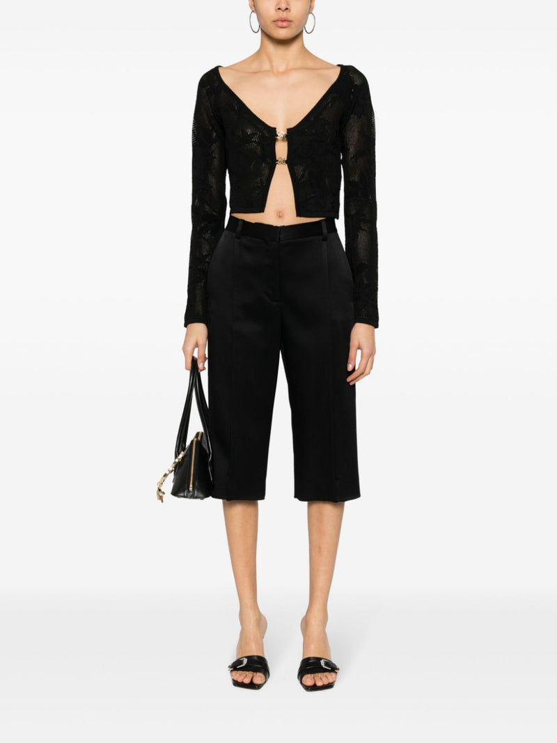 Blumarine Blumarine Embroidered cropped cardigan