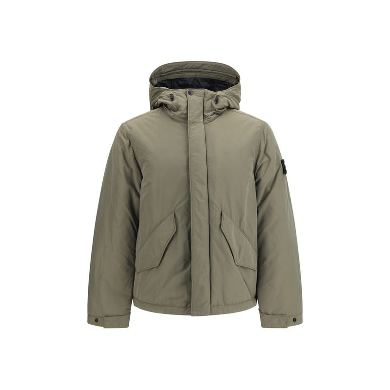 Stone Island Bicolor Polyester Shell Jacket
