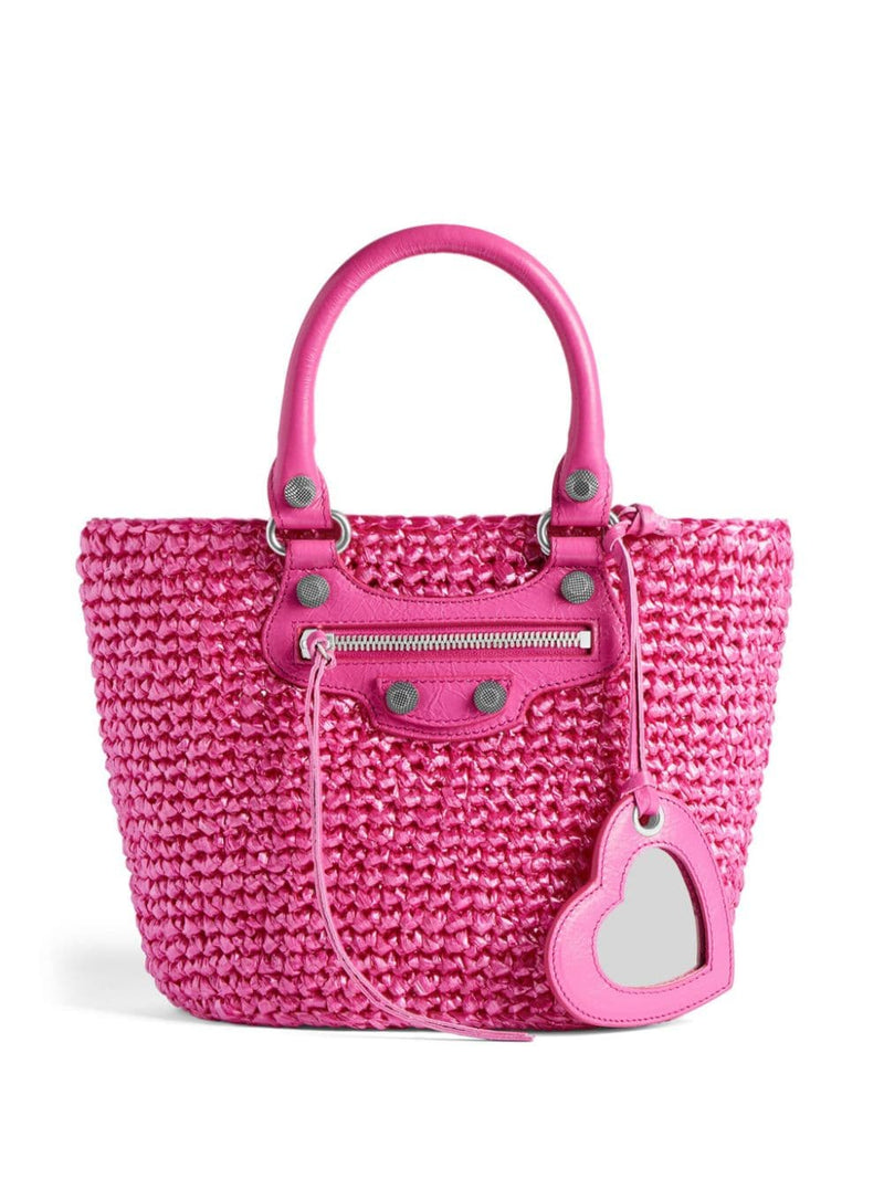 Balenciaga small shoulder bag Le Cagole Panier | Urbalenti™ NYC