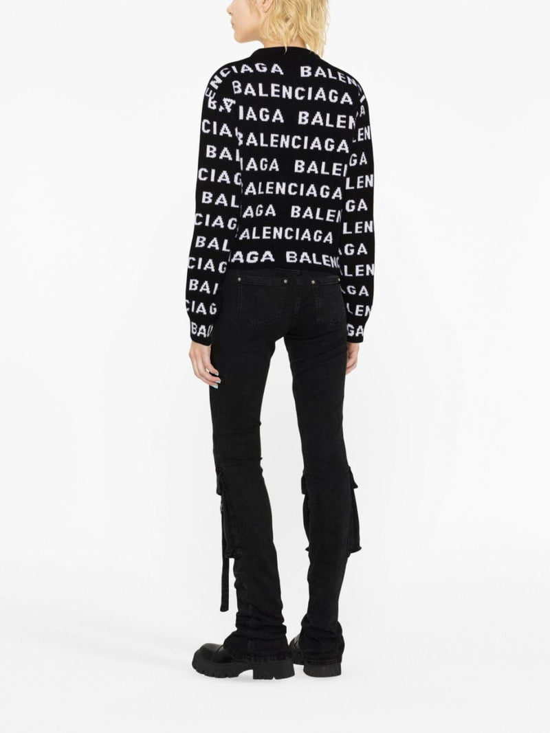 Balenciaga Logo wool sweater | Urbalenti™ NYC