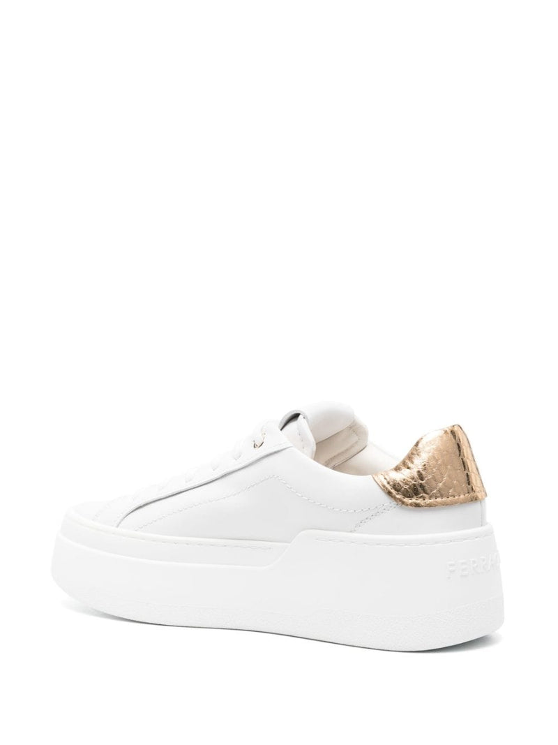 Ferragamo - White Leather | Urbalenti™ NYC