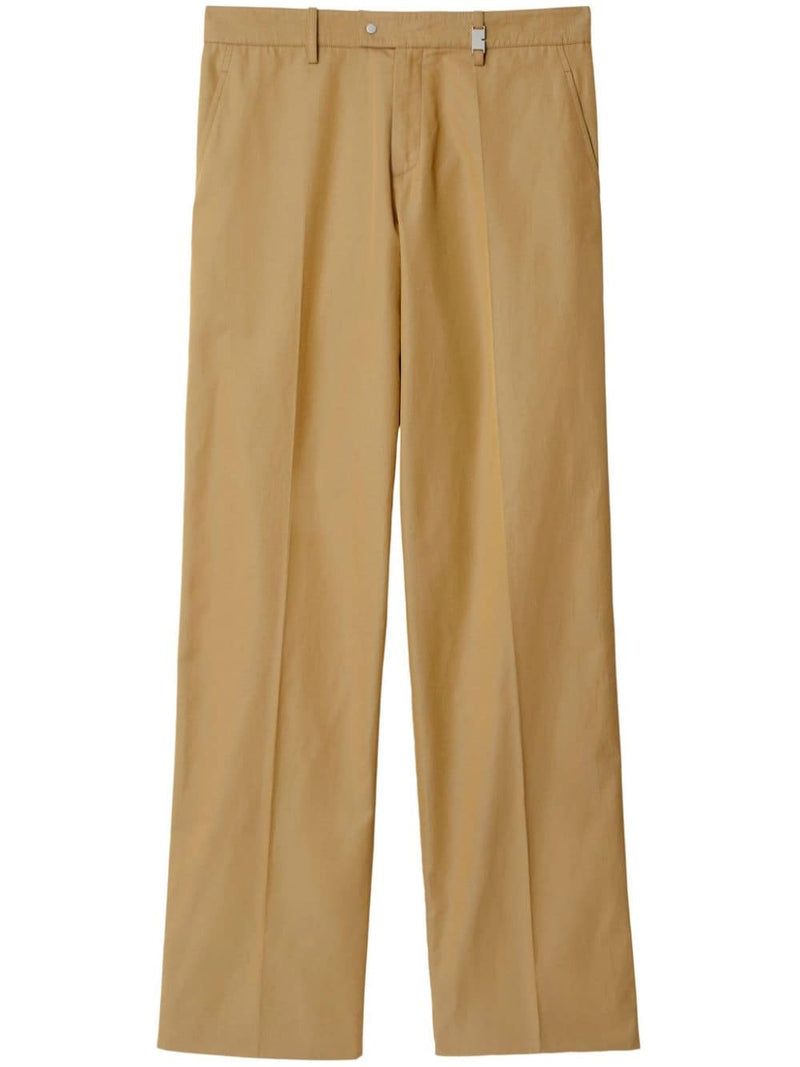 Burberry Straight-leg cotton trousers | Urbalenti™ NYC
