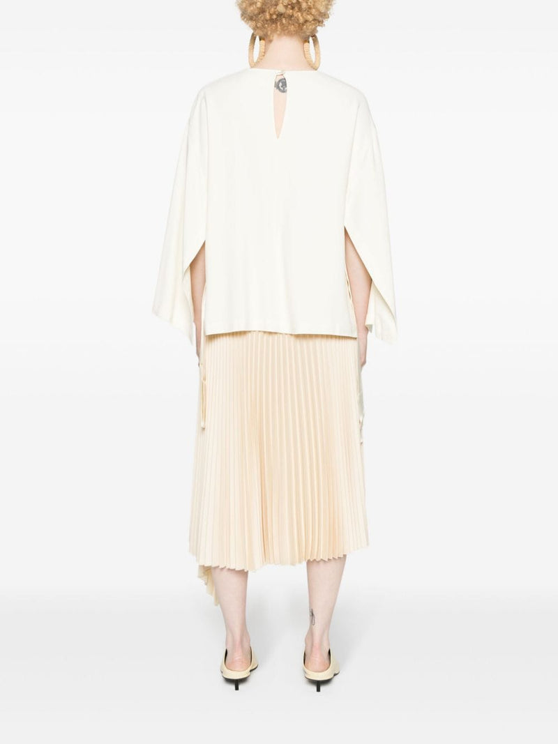 Erika Cavallini Semi-Couture Erika Cavallini Semi-Couture Cady texture blouse