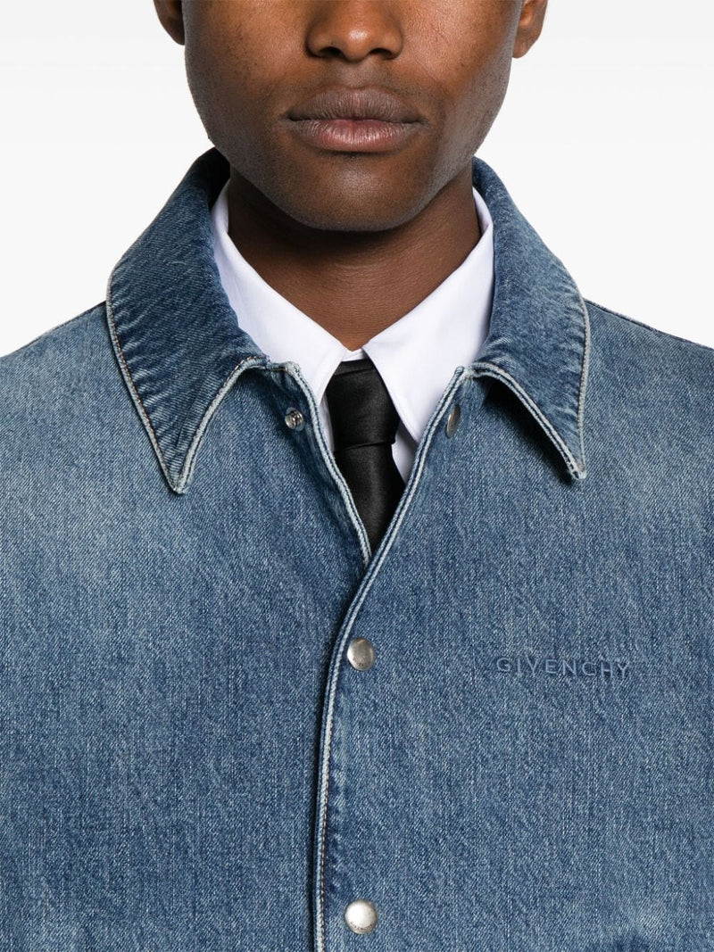 Givenchy Denim cotton vest | Urbalenti™ NYC