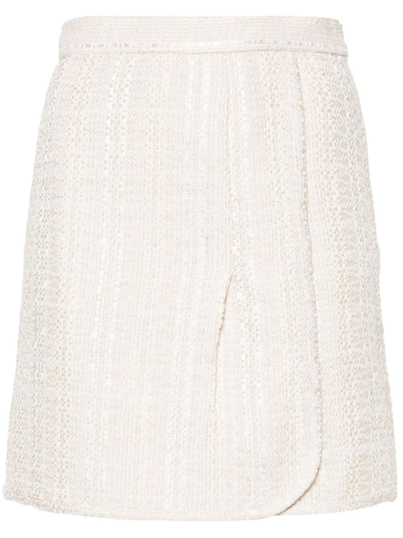 Iro Iro Cotton blend wrapped skirt