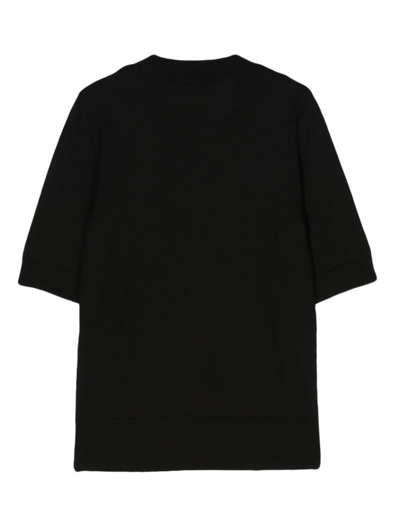 Wild Cashmere Wild Cashmere Silk and cashmere blend half-sleeve sweater