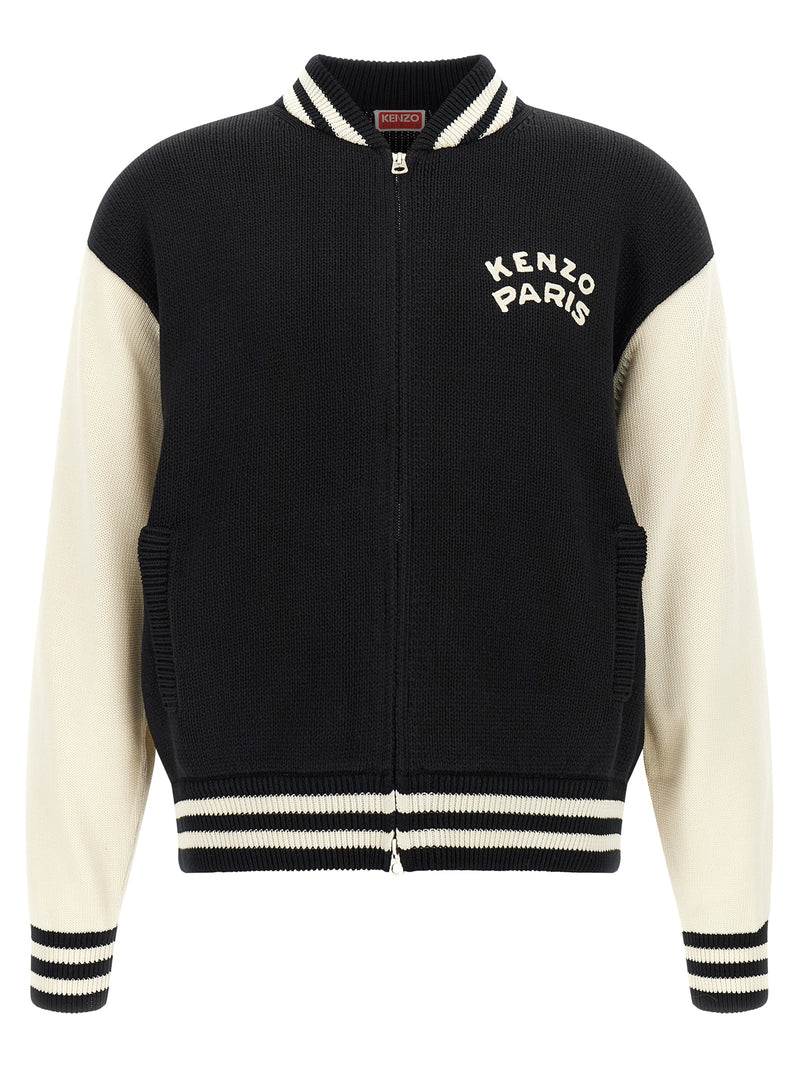 Kenzo Bicolor Cotton Cardigan