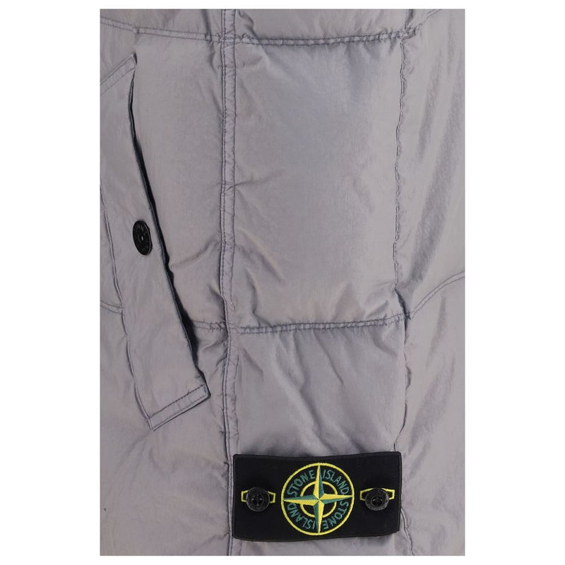 Stone Island Gray Goose Down Sleeveless Jacket