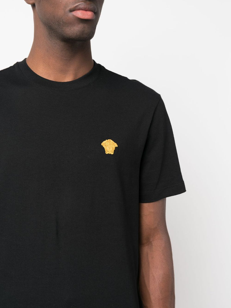 Versace Medusa T-Shirt - Black Cotton | Urbalenti™ NYC