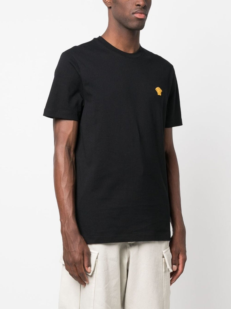 Versace Medusa T-Shirt - Black Cotton | Urbalenti™ NYC