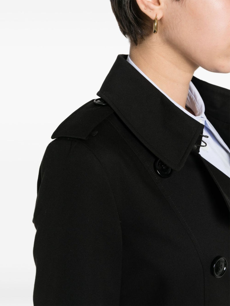 Burberry gabardine-weave trench coat | Urbalenti™ NYC